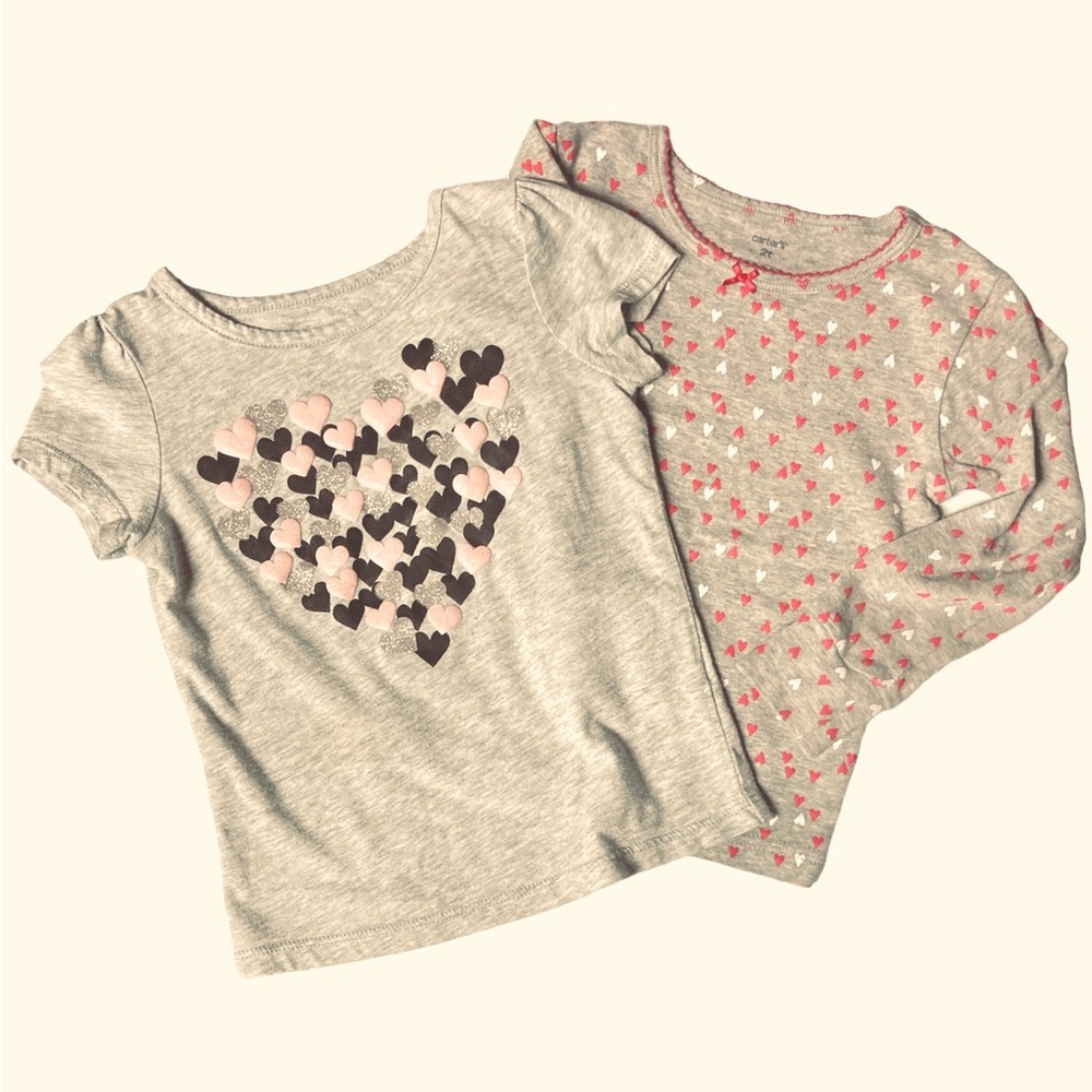 2T 💕 heart shirts